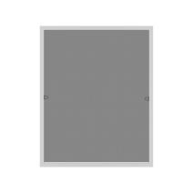 Moustiquaire cadre fixe alu L1,30xH1,50m Blanc