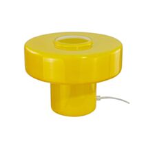 Lampe Foza verre jaune Ø25cm - C-CREATION