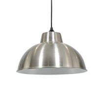 Suspension Mars métal chromé brossé Ø31cm E27 7W - C CREATION