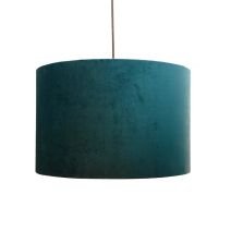 Suspension velours bleu vert 