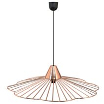 Suspension Kananga métal cuivre - C CREATION