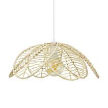 Suspension Ilys rotin naturel Ø45cm - C-CREATION