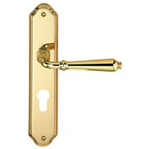 Demi-ensemble sur plaque cylindre Drakar laiton pvd