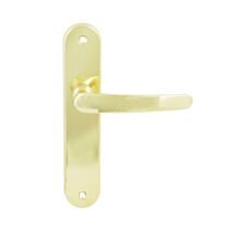 Poignées de porte Ludon zamak Bec de Cane laitonné - CHRISLIGNE