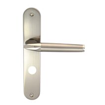 Poignées porte + plaque Valence L condamnation nickel mat - CHRISLIGNE