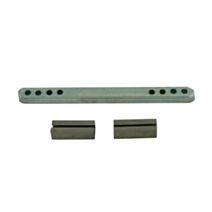 Carré percé poignées de porte 6x110mm + 2 fourreaux 6/7mm - CHRISLIGNE