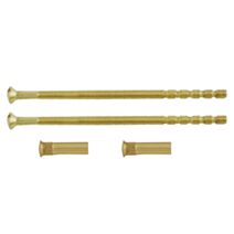 2 Douilles antivol + 2 vis laiton