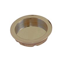 Poignée pour porte à galandage Rond en nickel - CHRISLIGNE