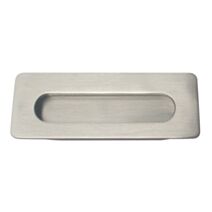 Poignée pour porte à galandage Rectangle chromé mat 96 - CHRISLIGNE