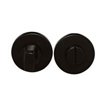 Rosaces avec bouton condamnation Meudon noir mat - CHRISLIGNE