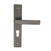 Poignées porte + plaque Vélizy cylindre canon de fusil - CHRISLIGNE