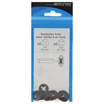 12 rondelles freins acier M6 et M7 - LINEA BERTOMANI