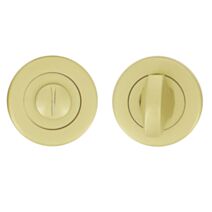 Rosace WC ronde laiton satiné x2 - LINEA BERTOMANI