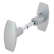 Boutons intérieurs aluminium chromé x2 - LINEA BERTOMANI