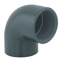 Coude PVC pression 90° femelle Ø63