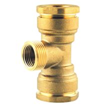 té dérivation laiton compression d25 male 3/4