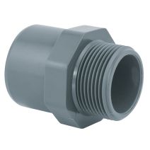 Embout mixte PVC pression m/f fileté Ø40x50x1"1/4"