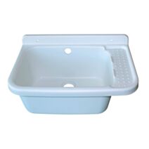 Bac à laver évier intérieur/extérieur 60L polypropylène 59 × 39 × 27 cm - INTERPLAST