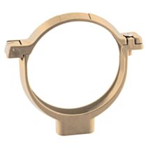 Collier de fixation pour tuyau de descente PVC diamètre 80 mm sable - NOYON & THIEBAULT