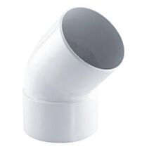 coude gouttiére 45° mf pvc 80 blanc - INTERPLAST