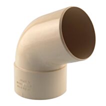 coude gouttière 67° mf pvc 80 sable - INTERPLAST