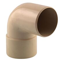coude gouttière 87° mf pvc 50 sable - INTERPLAST