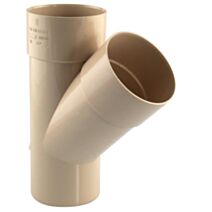 culotte gouttière 45° mf pvc 80 sable - INTERPLAST