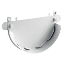 fond gouttière universel pvc 25 blanc - INTERPLAST