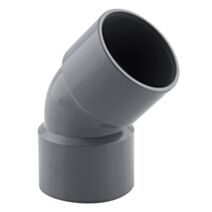 Coude pvc 45° ff ø 32 nfe-nfme - INTERPLAST
