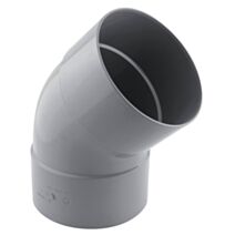 Coude PVC 45° FF Diam.125 - INTERPLAST