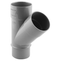 Culotte PVC M 45° Ø63 