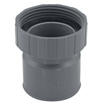 Raccord pvc ø 40 sortie lavabo douille à écrou prisonnier - INTERPLAST