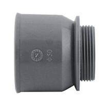 Manchette d'adaptation à visser PVC Diam.50 - INTERPLAST