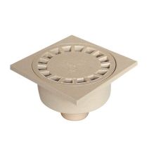 Siphon de cour 150x150 sortie ext Ø40/50 sable
