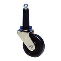 Roulette retro pivotante à douille - Charge admissible 10kg. Ø37mm - CIME