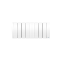 Radiateur connecté à inertie fluide Sauter Ipala Bas 1000W Blanc