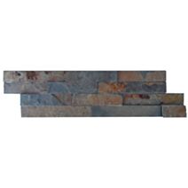 Plaquettes Parement Pierres Naturelles Natimur Rusty Multicolore