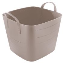 Bassine carrées 25 L Taupe