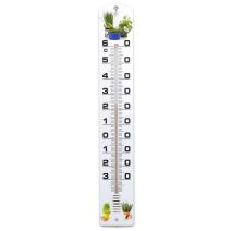 Thermomètre plastique décor aromates 30cm - AJS