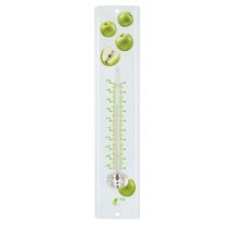 Thermomètre décor pomme 30cm - BLACKFOX