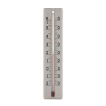 Thermomètre hetre 22cm gris