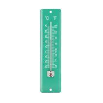 Thermomètre tôle peinte 20cm bleu 