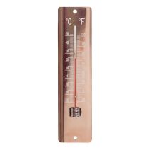 Thermomètre tôle peinte 20cm copper 