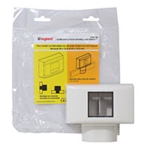 Cadre simple pour montage appareillage mosaic sur moulure 12.5mm - LEGRAND