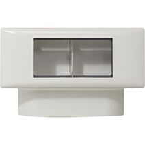 Cadre pour moulure 12,5mm 2 postes mozaic - LEGRAND