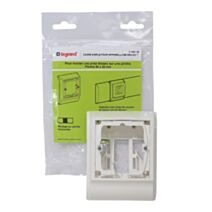 Cadre simple pour montage appareillage mosaic sur plinthe 80x20mm - LEGRAND