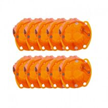 LOT BOITES ENCASTR APPAR ORA. PLAS LOT10