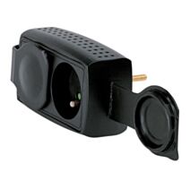 Fiche 2 prises Biplite Eclipse 10/16A noir