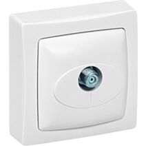 Prise TV type "F" à visser Appareillage Saillie blanc - LEGRAND