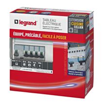 Coffret equipe 1 rangee extension 2 pieces - LEGRAND